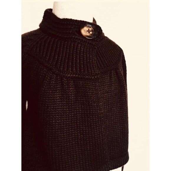 NEW GAP KIDS Girls 4/5 Brown Chunky Bolero Sweater - Picture 2 of 4